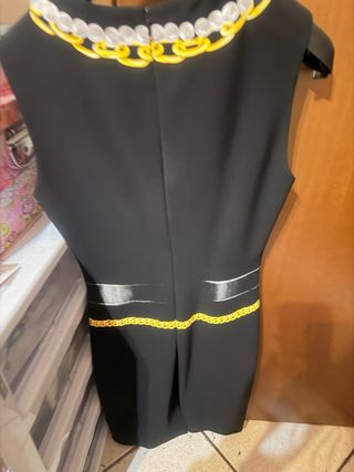 Moschino Couture Abito Nero Mai Indossato xs