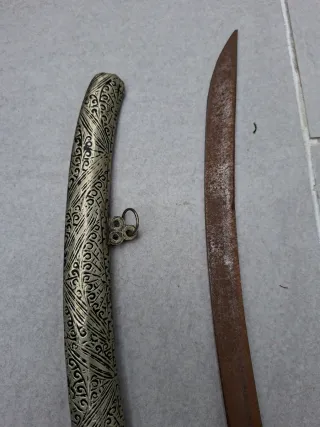 Espada turca decorativa