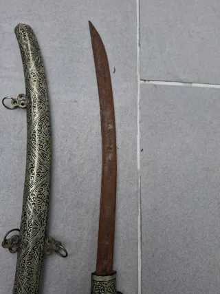 Espada turca decorativa