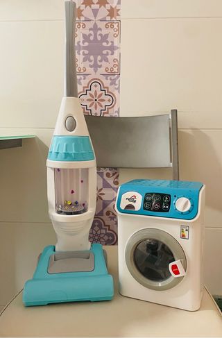 Aspirador y lavadora de juguete