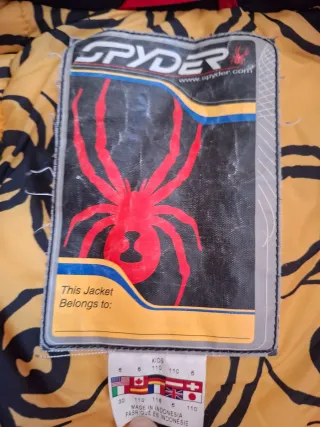 Trajej Spyder esquí niño 6 años