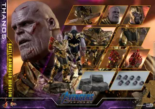 Hot Toys Thanos Endgame Battle damaged