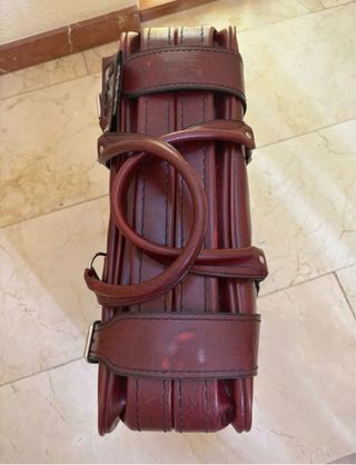 Maletín de cuero auténtico
