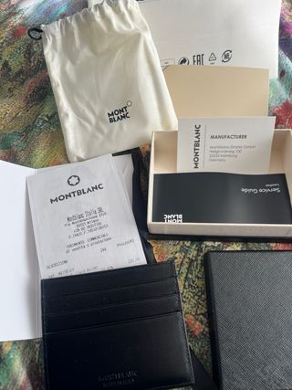 Montblanc Porta carte Meisterstück Nero Nuovo