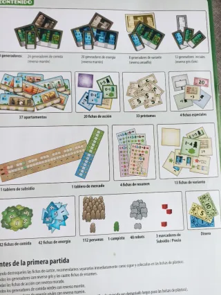 Juego de mesa Futuropia.