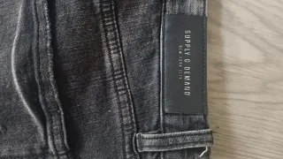 Pantalón Supply & Demand Negro Roto