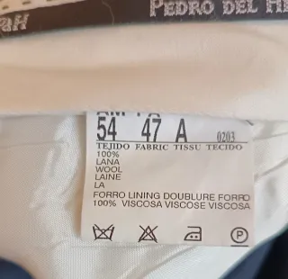 Traje de chaqueta y pantalón Pedro del Hierro