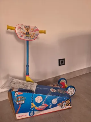 Patinete Patrulla Canina 3 Ruedas Nuevo