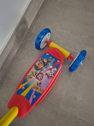 Patinete Patrulla Canina 3 Ruedas Nuevo