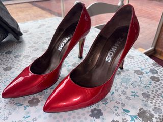 Tacones Zankos Rojos Talla 38
