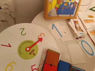 Lote juegos matemáticos educativos cuatro años