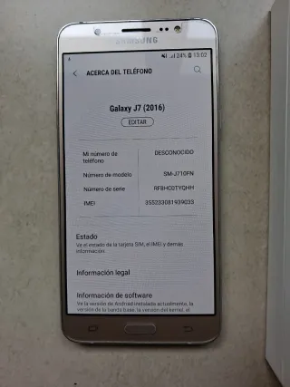 Samsung Galaxy J7 (2016) Dorato