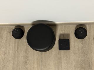 Home Cinema Dolby Atmos Amazon Cube+Sub+2 Echo Dot