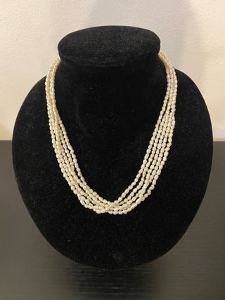 Lotto collane donna oro e bianche