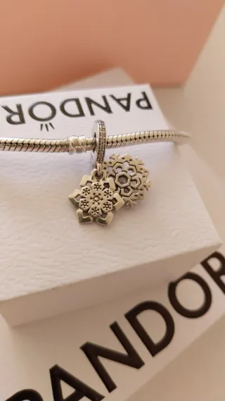 Charm Pandora Copo de nieve.