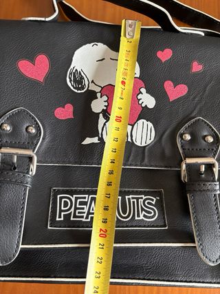 Mala de ombro Snoopy Coração Peanuts