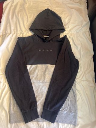 Sudadera Quiksilver Negra y Gris