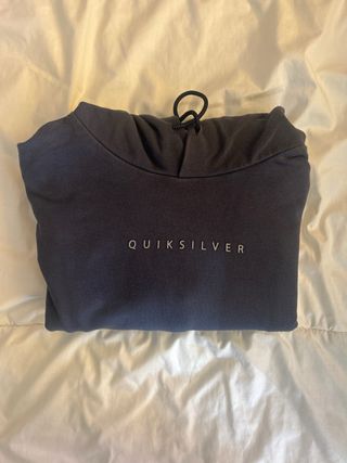 Sudadera Quiksilver Negra y Gris