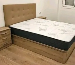 Canapé y colchón viscoelástica