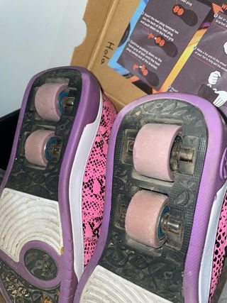 Zapatillas con ruedas Heelys rosas NÚMERO 33