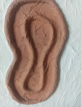 Cuadro Decorativo Arte Relieve Beige/tostados