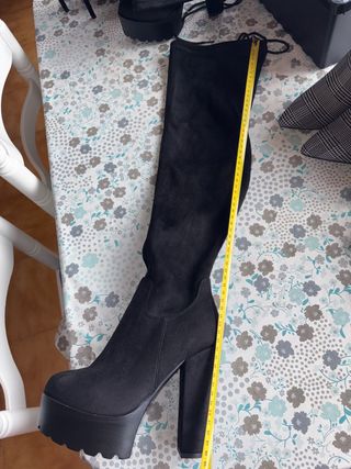 Botas alta tacón plataforma