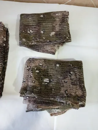 Lote Redes de camuflaje (varios tamaños).