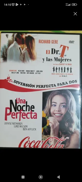 DVD El Dr. T y las Mujeres / Una Noche Perfecta