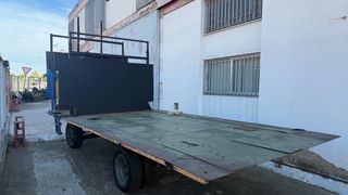 Plataforma remolque carroza Carnaval Reyes Magos