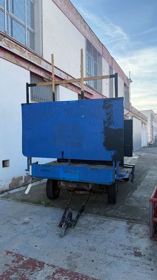 Plataforma remolque carroza Carnaval Reyes Magos