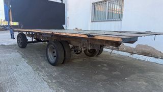 Plataforma remolque carroza Carnaval Reyes Magos