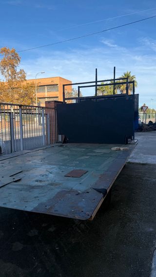 Plataforma remolque carroza Carnaval Reyes Magos