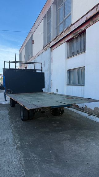 Plataforma remolque carroza Carnaval Reyes Magos