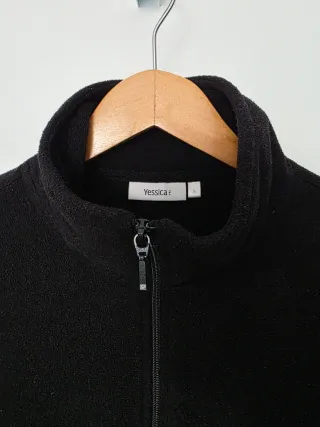 Chaqueta polar negra talla S