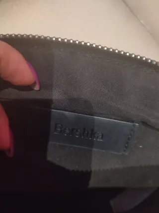 Borsetta donna nera effetto coccodrillo