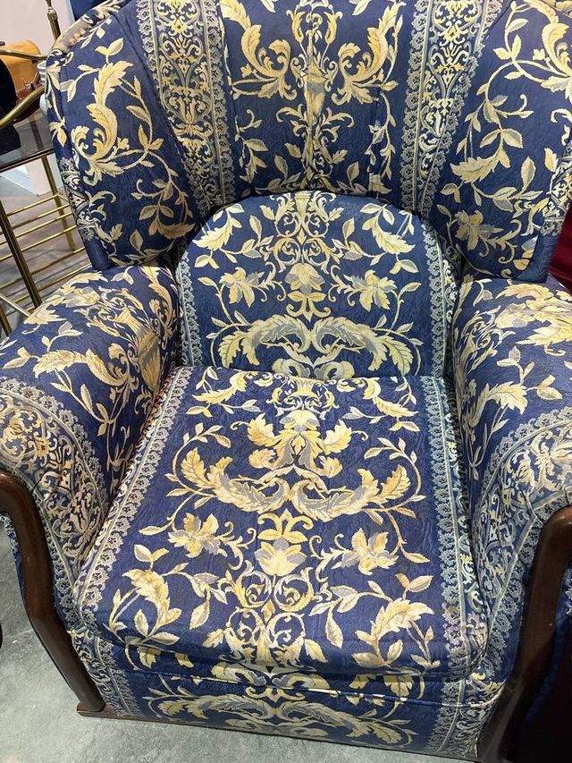 CONJUNTO DE SOFÁ Y SILLÓN VINTAGE