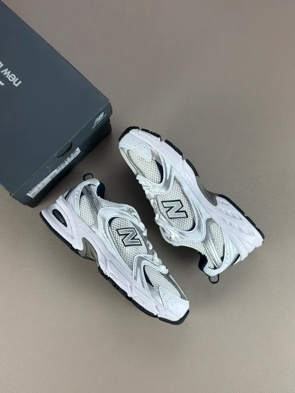 Néw Bálánce 530 White Silver Navy Talla 43