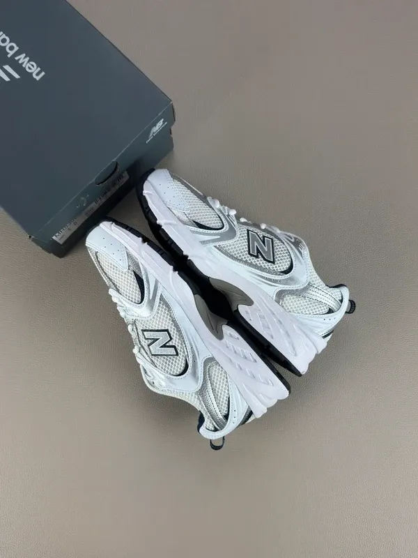 Néw Bálánce 530 White Silver Navy Talla 43