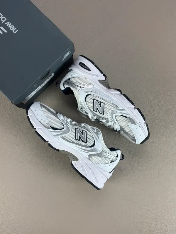 Néw Bálánce 530 White Silver Navy Talla 43