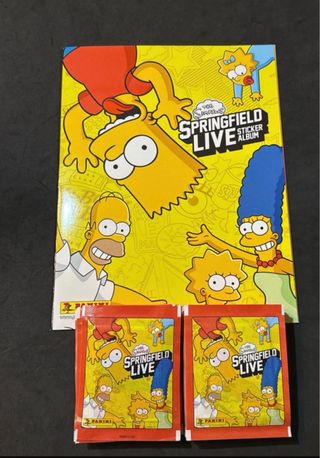 Album Vuoto The Simpsons Panini + 100 Bustine