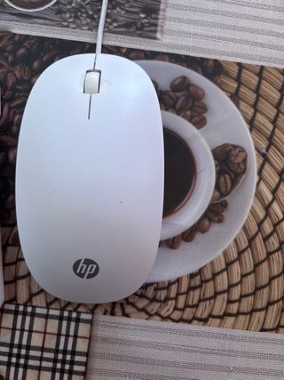 conjunto Teclado y ratón HP color blanco