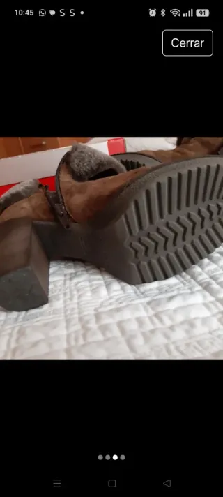 Botines Ante Marrones Wonders Talla 37