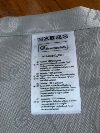 Runner da tavola grigio decorato