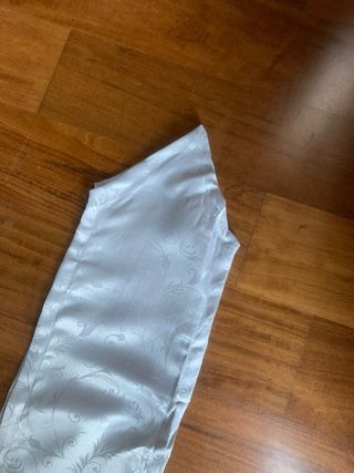 Runner da tavola grigio decorato