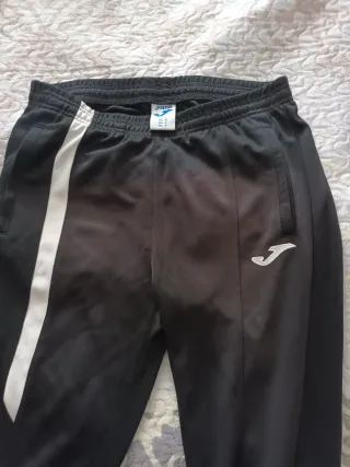 Chándal Joma Talla L Negro y Blanco
