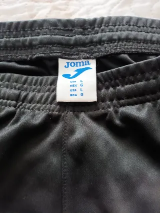 Chándal Joma Talla L Negro y Blanco