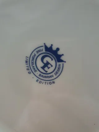 Bávara de porcelana edición limitada