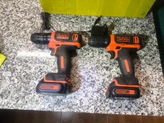 2 Atornilladores Black+Decker 10.8V