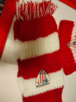 Bufanda y Gorro Athletic Bilbao Rojo y Blanco