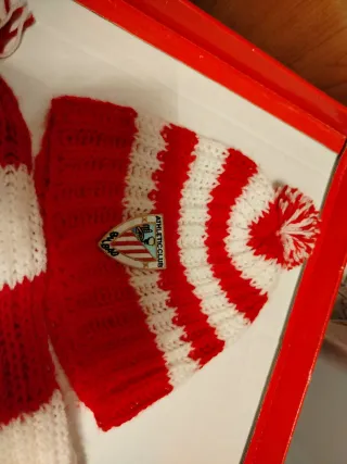 Bufanda y Gorro Athletic Bilbao Rojo y Blanco